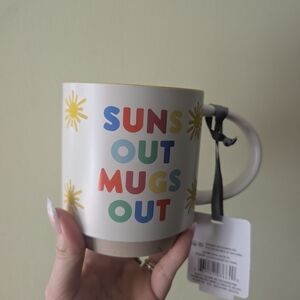 Hallmark White Ceramic Mug with Multicolor Lettering